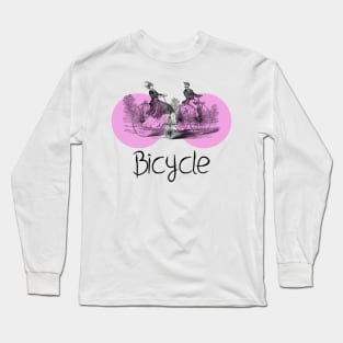 Bicycle Illustration Long Sleeve T-Shirt